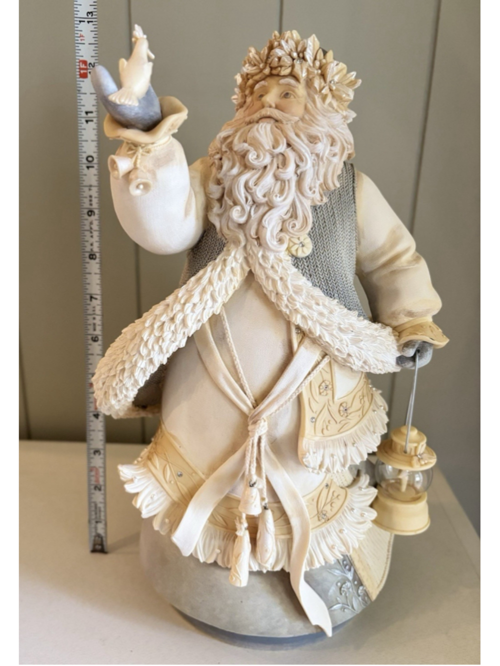 Enesco Masterpiece Santa 2012 Figure 4026889 Gift Of Peace 12.5” Retired READ - Picture 12 of 12